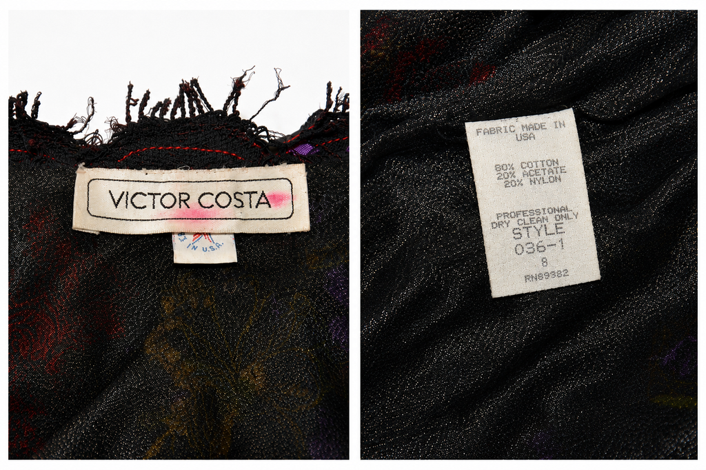 Victor Costa Flower Gown
